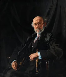 Retrato do Dr. E. J. Dillon, correspondente de guerra e publicista