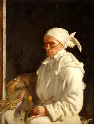 O pintor: auto-retrato com óculos, 1907