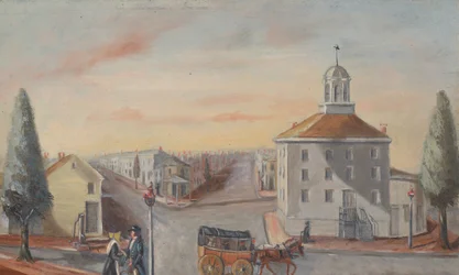 Vendedor de milho quente, 1870s.