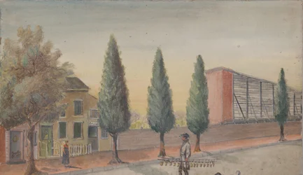 Mascate de morango, década de 1870.