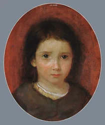 Filha de William Page Possivelmente Anne Page, ca. 1837-38.