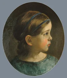 Filha de William Page Provavelmente Mary Page, ca. 1840