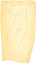 Vénus guiando Eneas e os troianos até à costa latina (Torso de Vénus)