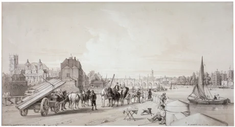 Millbank, Westminster, Londres, 1841