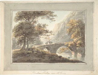 Ponte de Denham sobre o Tavy, 1780-1830.