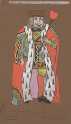 Rei de Copas (figurino para Alice no País das Maravilhas, 1915