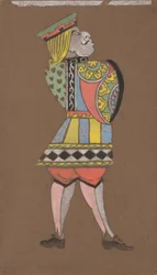 Knave of Hearts (desenho de figurinos para Alice no País das Maravilhas)