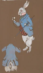 Coelho Branco (figurino para Alice no País das Maravilhas, 1915)