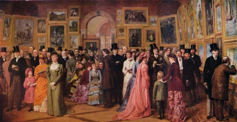 Visita privada à Royal Academy, 1881, 1883 1935