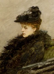 The Feather Boa, c.1892 (óleo sobre tela)