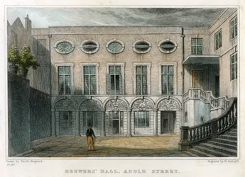 Cervejeiros Hall, Addle Street, cidade de Londres, 1831.