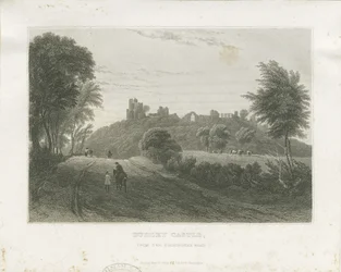 Dudley Castle: gravura em aço, nd [c1831] (impressão)