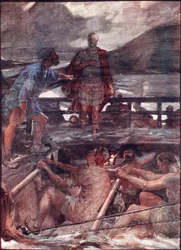 César e o piloto, ilustração de "Plutarch