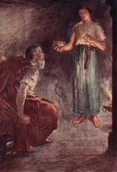 Philopoemen na prisão, ilustração de "Plutarch