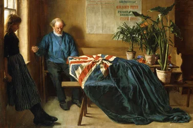 Preparativos para o dia da coroação, Chichester, cerca de 1902