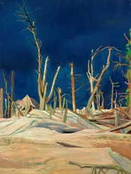 Blated Trees (óleo sobre tela)