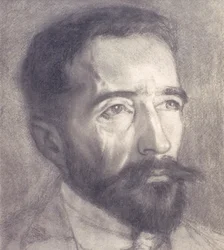 Retrato de Joseph Conrad (1857-1924) (litografia)