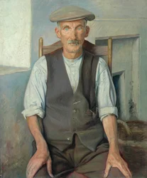 O Velho Jardineiro (óleo sobre tela)
