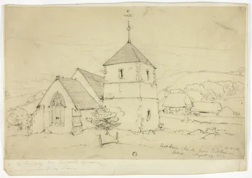 Eastham Church perto de Eastbourne Sussex