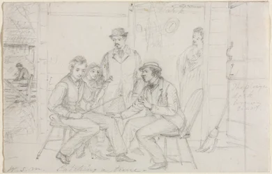 Pegando uma melodia, provavelmente em 1867.