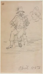 O Mendigo Violinista, 1853.
