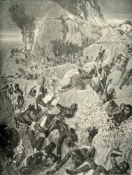 "A Matabele Raid in Mashonaland", 1900.