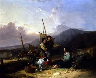 Pescadores na Orla Marítima
