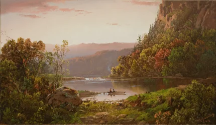 No rio do vale, Virgínia, 1864