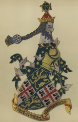 Sir Lewis Robessart, lorde Bourchier, 1421-1431 (cromolito)