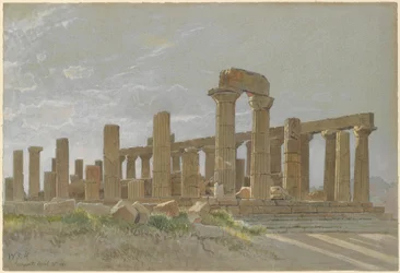 Girgenti, o Templo de Juno Lacinia em Agrigento