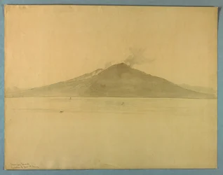Estudo do Monte Vesúvio de Sorrento, Itália