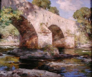 Ponte de Dee, Galloway, Verão (óleo sobre tela)