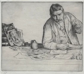 Auto-retrato - "O Etcher"
