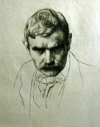 Auto-retrato, c.1895 (litho)