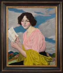 A carta de amor (retrato de Dora Labbette) c.1918