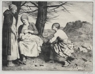 Mulher e criança, c. 1886