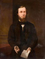 Retrato de Edwin Yates, século XIX.