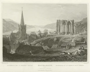 Bacharach e a capela de St. Werner