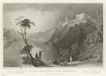 St Goar e ruínas de Fort Rheinfels