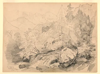 Paisagem, Stechelberg, Lauterbrunnen, Suíça