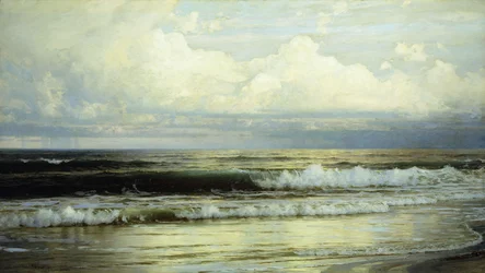 Nuvens ensolarados e mar, 1897