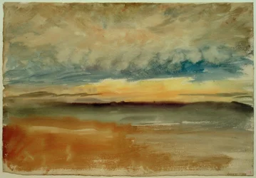 Um pôr do sol tempestuoso