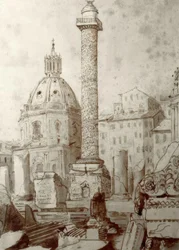 A Coluna de Trajano em Roma