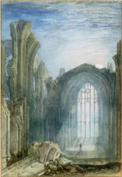 Abadia de Melrose: uma ilustração para The La de Sir Walter Scott