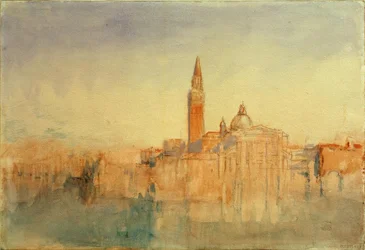 San Giorgio Maggiore ao pôr do sol, do Hotel Europa