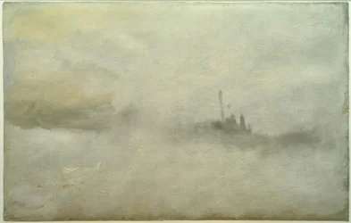 Navio em uma tempestade 