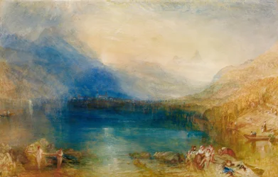 O Lago de Zug: manhã cedo
