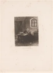 Filipe de Marnix de St Aldegonde na prisão
Marnix de St Aldegonde, na prisão a traduzir os salmos (título sobre o objecto)