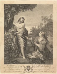 Cristo Aparecendo a Maria no Jardim, antes de 1766.