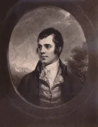 Robert Burns, poeta escocês, século XIX 1894
